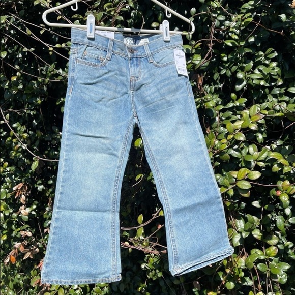 OshKosh BâGosh Girlâs Faded Bootcut Denim Jeans - Picture 1 of 9
